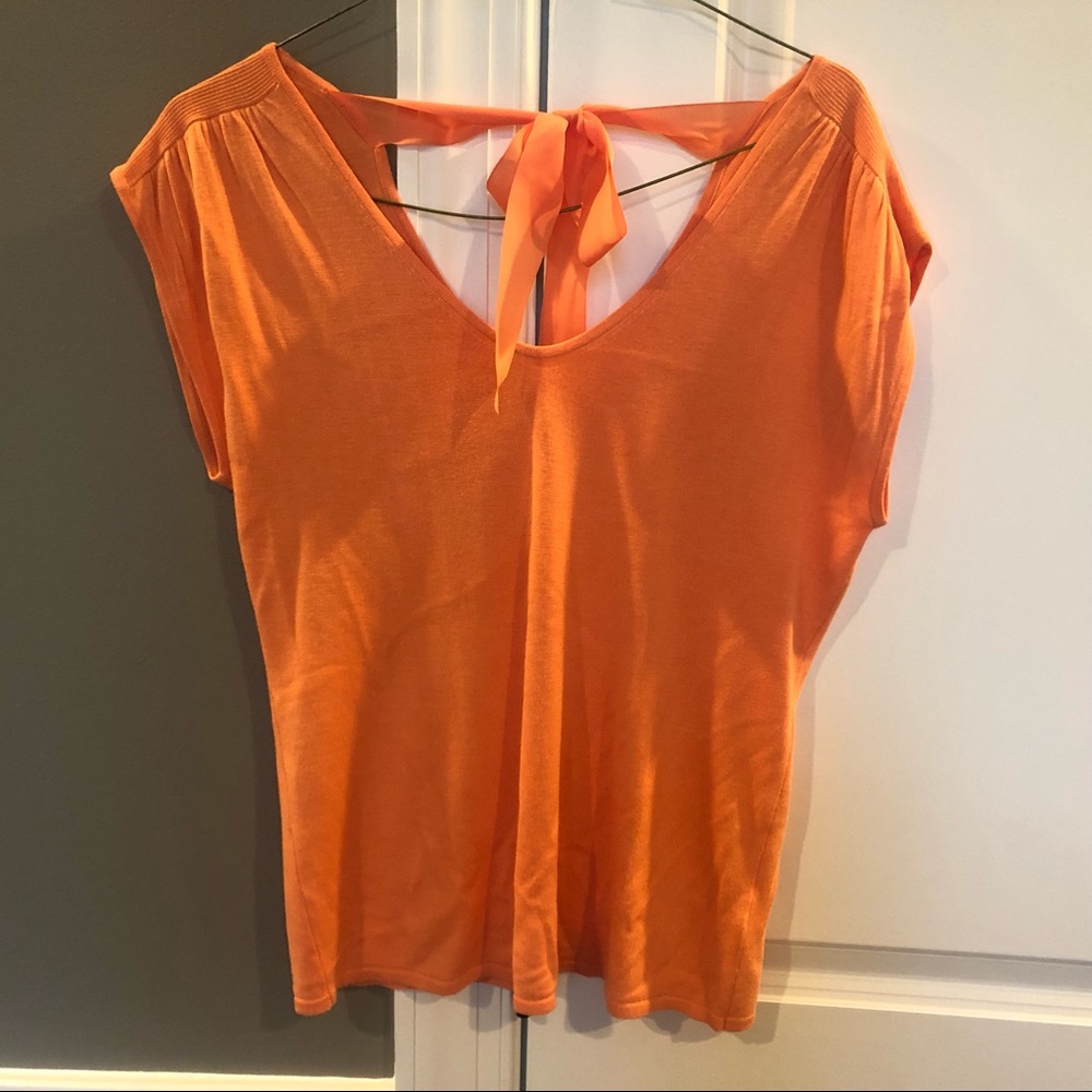 Lily Pulitzer Silk Blend Tie Back Sweater. Size- M